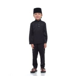 Baju Melayu Kids NIGHTFALL PURPLE - Rijal & Co 02