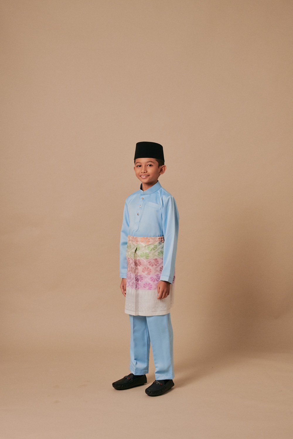 Baju Melayu Kids Baby Blue