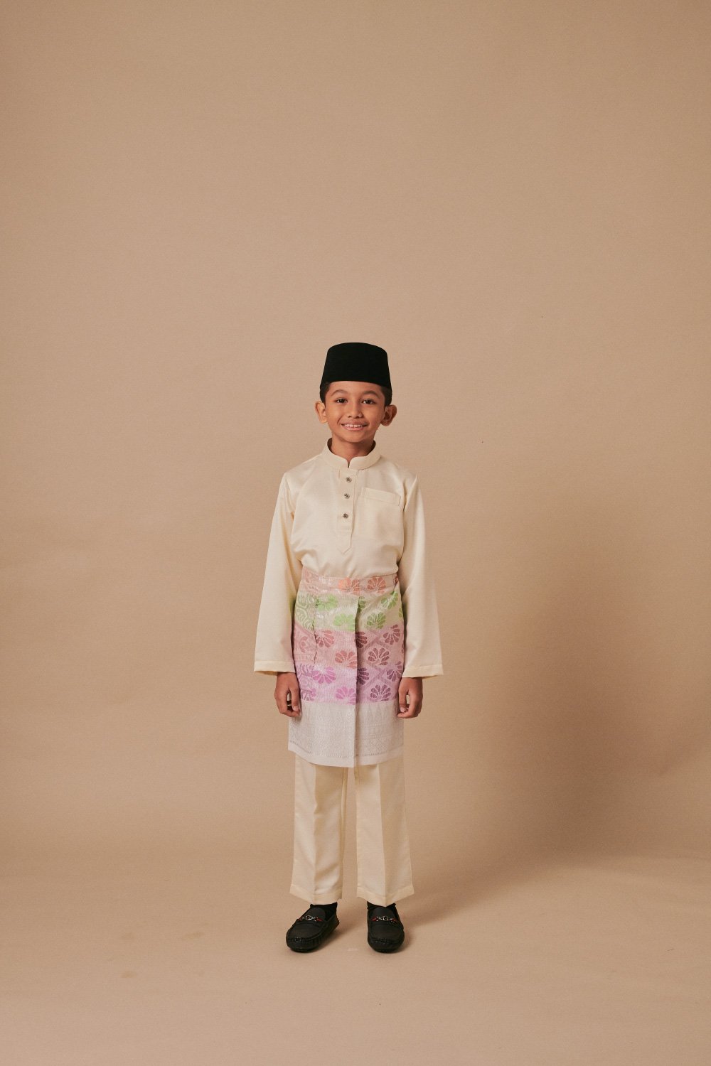 Baju Melayu Kids Cream