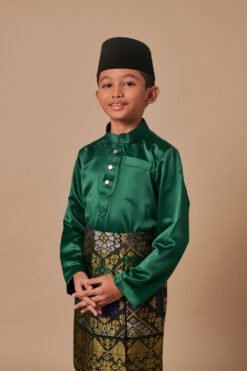 Baju Melayu Kids Emerald Green