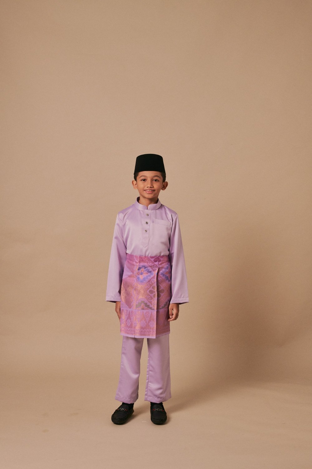 Baju Melayu Kids Lilac Purple