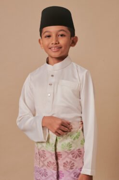 Baju Melayu Kids Offwhite